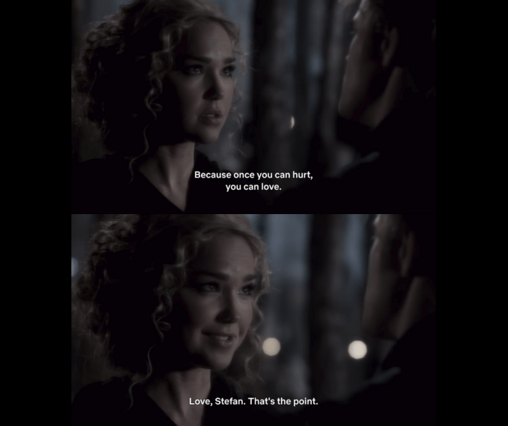 once you can hurt you can love